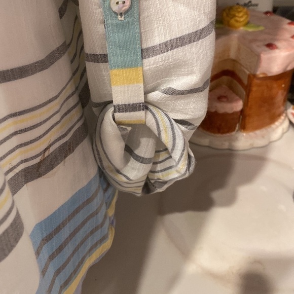 Z womens Zac & Rachel casual roll tab sleeve regular size pullover top XL. EUC - Picture 2 of 4